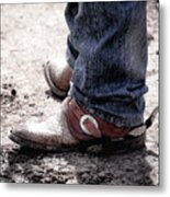 Cowboy Boots Metal Print