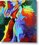 Cowboy Who Metal Print