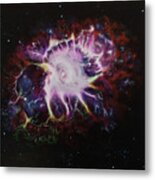Crab Nebula Metal Print