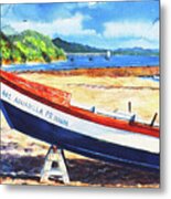 Crash Boat Beach Metal Print