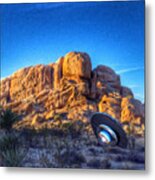 Crash Landing Metal Print