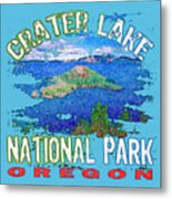 Crater Lake National Park Metal Print
