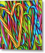 Crazy Canes Metal Print