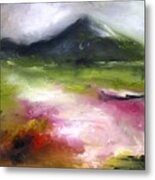 Paintings Of Croagh Patrick County Mayo Ireland Metal Print