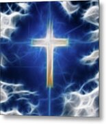 Cross Abstract Metal Print