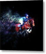 Cross Country - Colour Explosion Metal Print