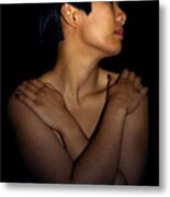 Crossed Arms Metal Print