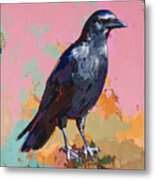 Crow #3 Metal Print