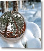 Crystal Ball Metal Print