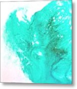 Crystal Wave9 Metal Print