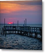 Currituck Sunset Metal Print