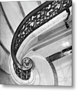 Curves And Light Metal Print