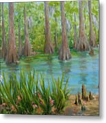 Cypress Gardens Metal Print