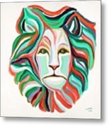 Lion - Cypress Metal Print