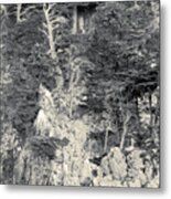 Cypress Strewn Cliff, Carmel Bay, Point Lobos, State Park Carmel, California Metal Print