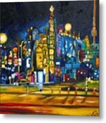 Dam Square Metal Print