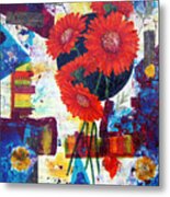 Dance Of The Daisies Metal Print