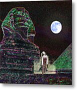 Dance With Me Under This Egyptian Moon Metal Print