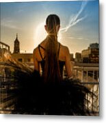 Dancer At The Barre Metal Print