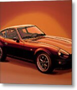 Datsun 240z 1970 Painting Metal Print