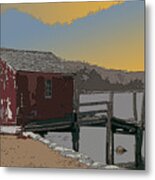 Dave's Clam Bar Metal Print