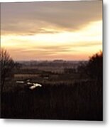 Dawn In The Valley Metal Print