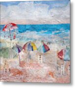 Day At The Beach Metal Print