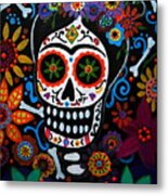 Day Of The Dead Frida Kahlo Painting Metal Print