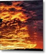 December Austin Sunset Metal Print