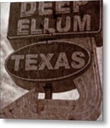Deep Ellum Texas Metal Print
