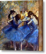 Blue Dancers, C1890 Metal Print