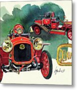 Delahaye 43hp Fire Engine Metal Print