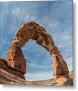 Delicate Arch From Below Metal Print