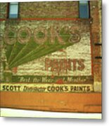 Denver Ghost Mural Metal Print