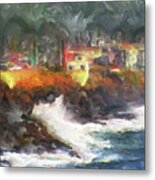 Depoe Bay Oregon Metal Print