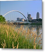 Des Moines Skyline 4806 Metal Print