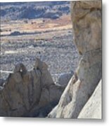 Desert Rocks With A View Metal Print