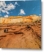 Desert Solitaire With A Friend Metal Print