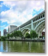 Detroit Superior Bridge Cleveland Ohio 2021 Metal Print