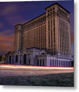 Detroit's Abandoned Michigan Central Station Metal Print
