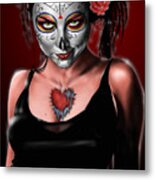 Dia De Los Muertos The Vapors Metal Print