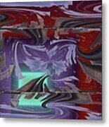 Dilemma At High Tide Metal Print