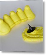 Ding Dong The Peep Is Dead Metal Print