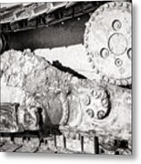 Dirty Industry Track And Cog Metal Print