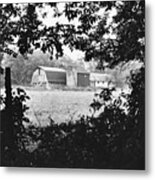 Distant Farm Metal Print