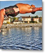 Diving 2 Metal Print