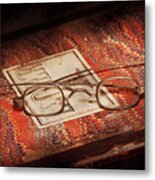 Doctor - Optician - Reading Glasses Metal Print