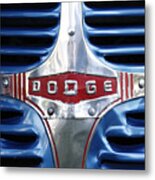 46 Dodge Chrome Grill Metal Print