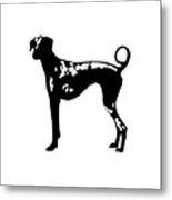 Dog Tee Metal Print