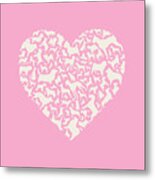 Dog Valentine Metal Print